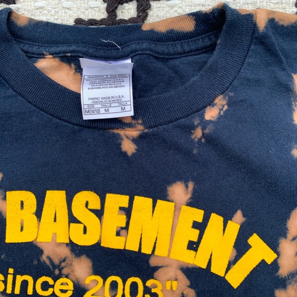 NWT reverse tie dye me basement Michigan s/s tee - Picture 9 of 14